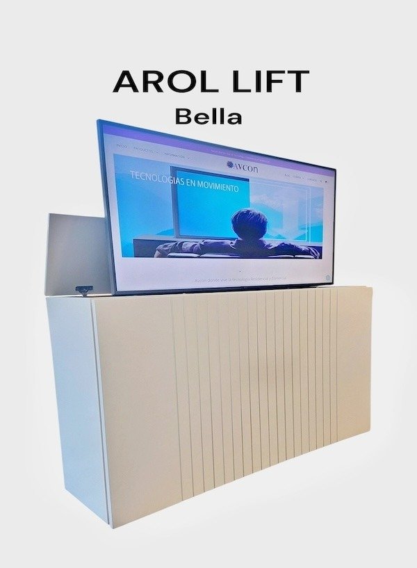 Producto - Mueble con Ascensor de TV Arol Lift Bella Calado