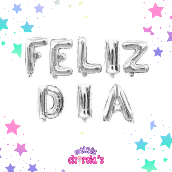 Producto - SET FRASE - FELIZ DIA 40 CM