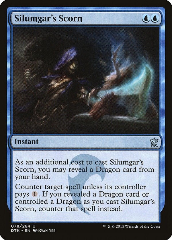 Producto - Silumgar's Scorn  Dragons of Tarkir