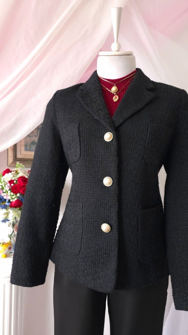 Producto - Chaqueta Noire Chanel! IMPORTADA NUEVA - 4
