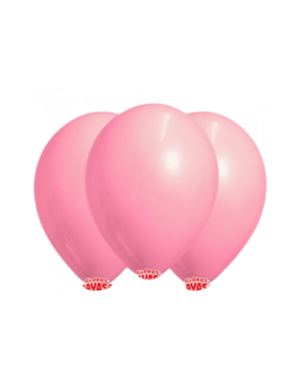 Producto - Globby 12" Perlado Metalizado Rosa Bebé x25 Unidades
