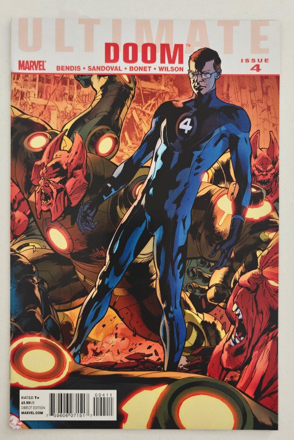 Producto - Ultimate Doom #4 (2011) - Primera aparición de Reed Richards como The Maker