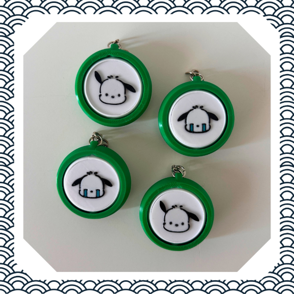 Producto - Llavero Spinner Pochacco - Accesorio Kawaii Coleccionable