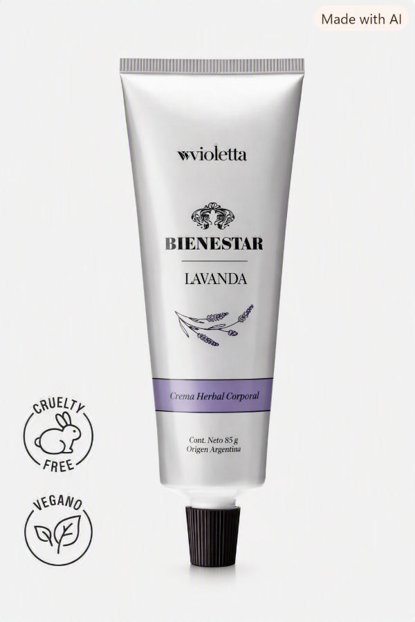 Producto - Crema Herbal Corporal de Lavanda Bienestar - 0