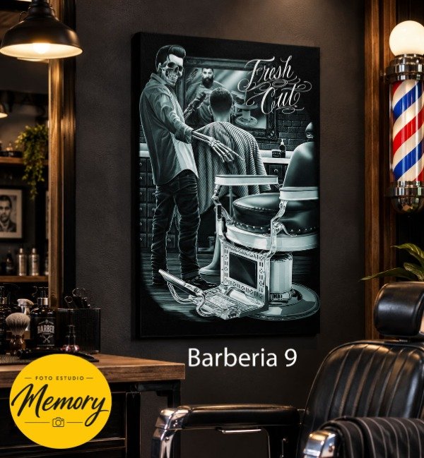 Producto - Cuadro Barbería - Diseño 9