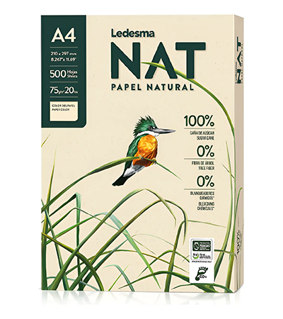 Producto - Papel Ledesma NAT A4 75 g  Natural 500 hs - 0