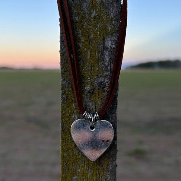 Producto - Collar Corazon plateado