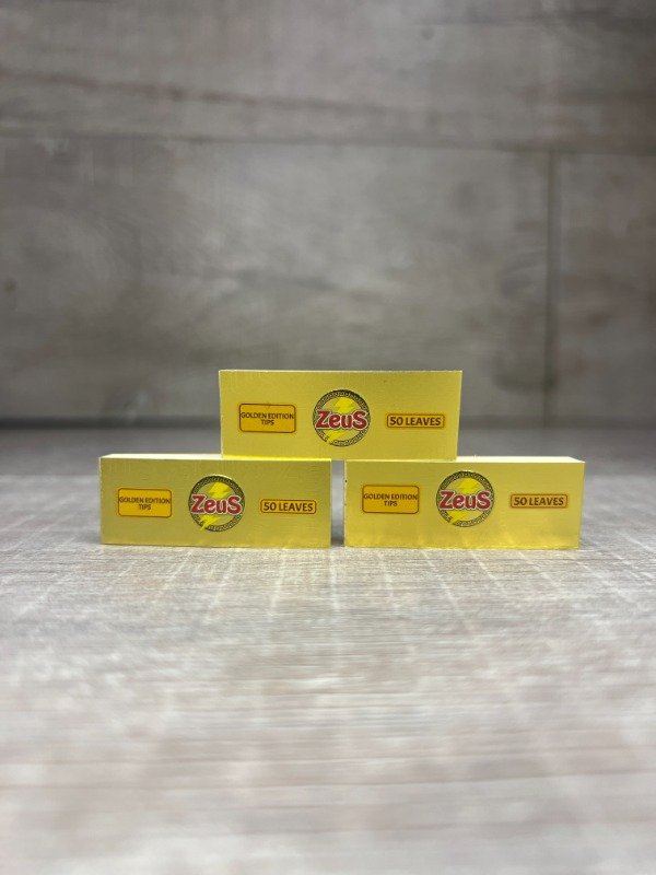 Producto - Filtros Tips carton Zeus Mini Gold