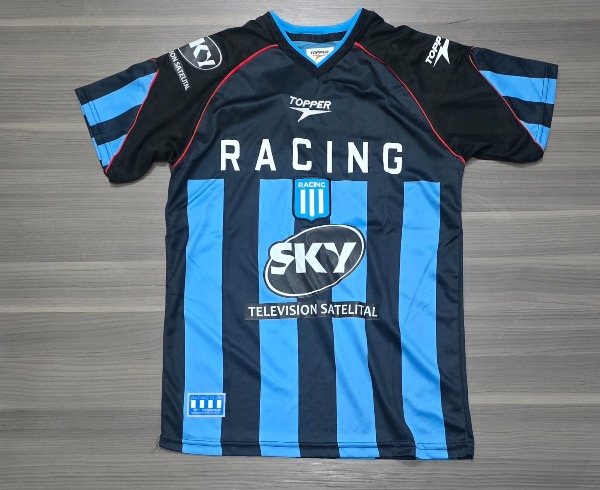 Producto - CAMISETA RACING NEGRA RETRO TALLE S
