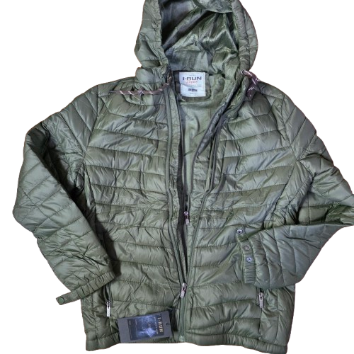 Producto - Campera I-RUN Inflable . Interior con Piel. GREEN