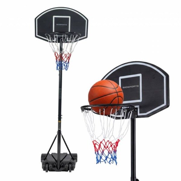Producto - Aro tablero de basquet jirafa importada base rellenable extensible a 2,20mts