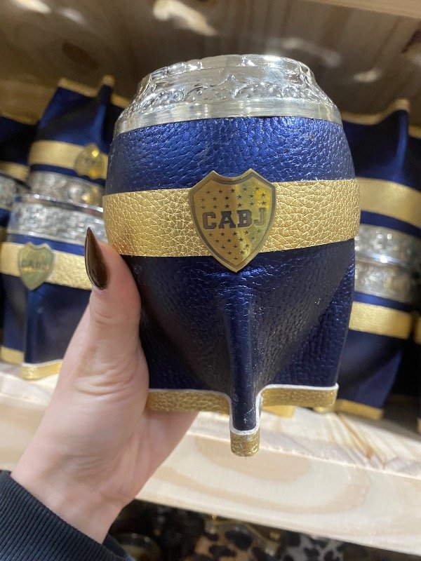 Producto - Mate de calabaza BOCA JUNIORS - 1