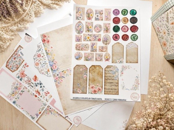 Producto - Kit Imprimible: Correo Primveral - 1