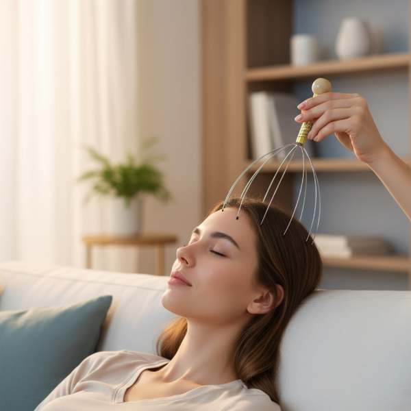 Producto - MASAJEADOR DE CABEZA ALAMBRE REDUCE ESTRES