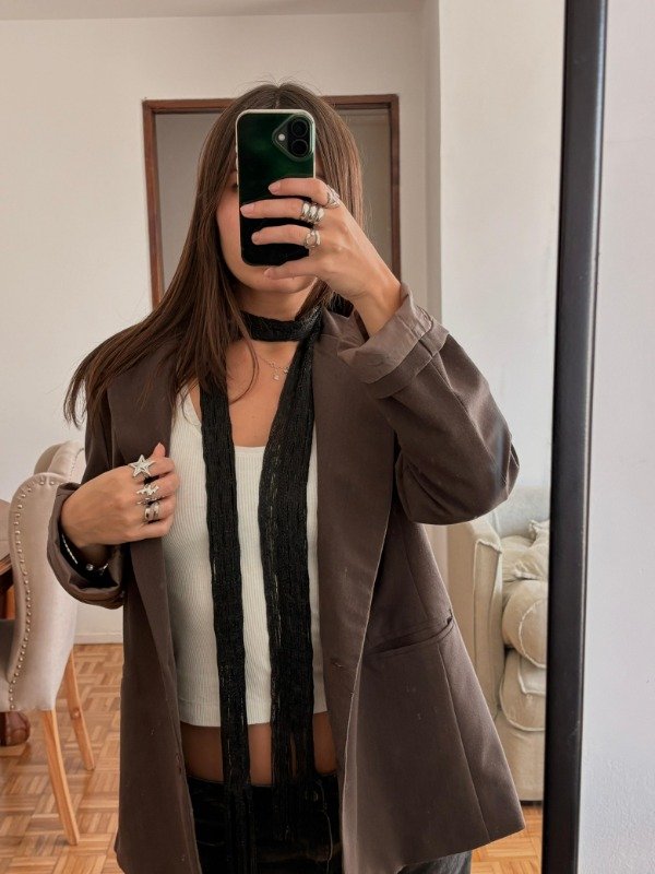 Producto - mini scarf black - 0