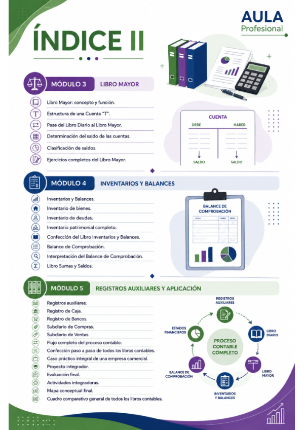 Producto - Cuadernillo de Actividades - Libros Contables - Edición 2026 - PDF Digital - 2