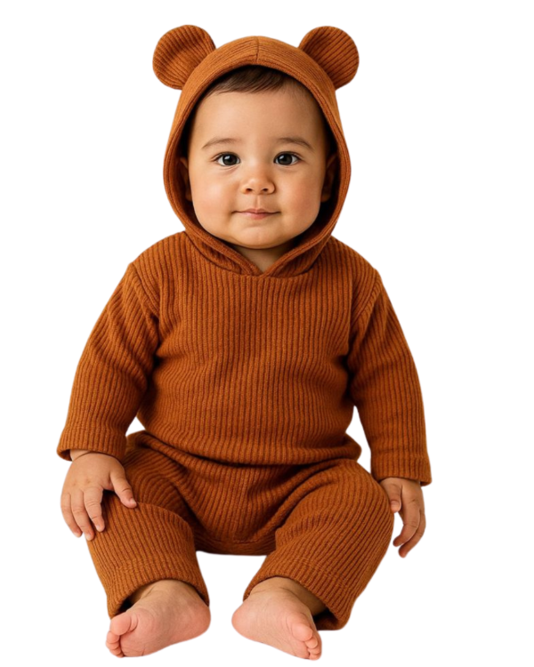 Producto - Conjunto Lanilla Teddy Nougat