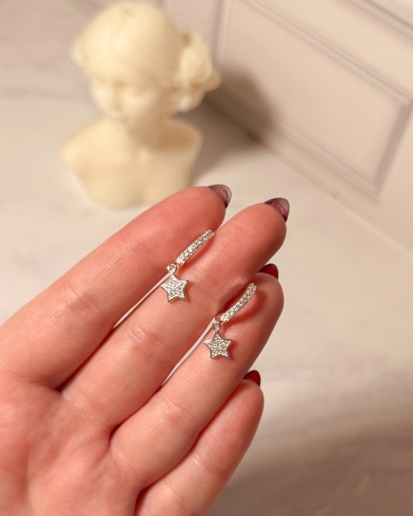 Producto - Argollas star strass