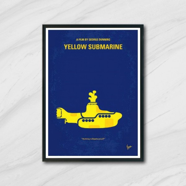 Producto - Cuadro decorativo música The Beatles Yellow Submarine 4