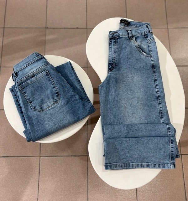 Producto - Wide leg especial celeste elastizado