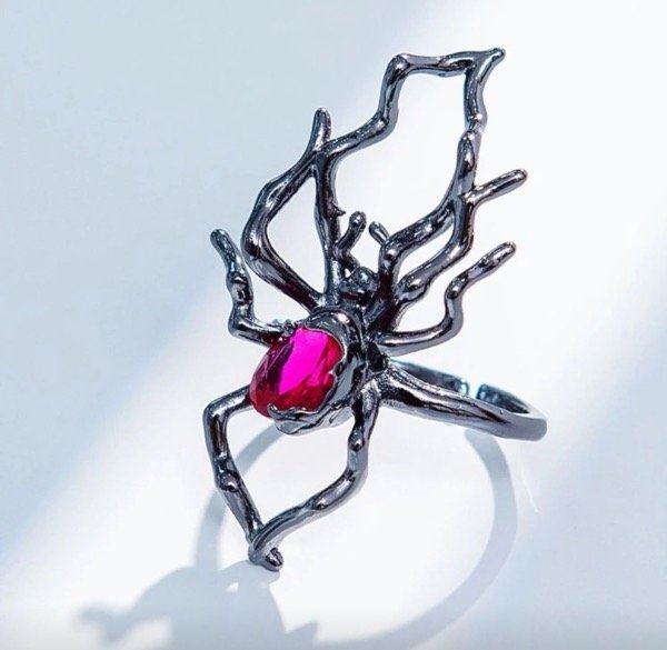 Producto - Anillo spider peltre
