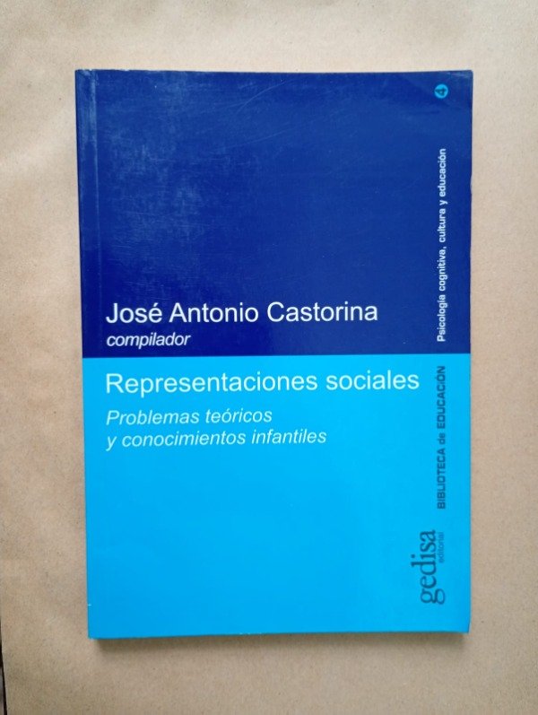 Producto - Representaciones sociales - José Antonio Castorina - Gedisa 1998