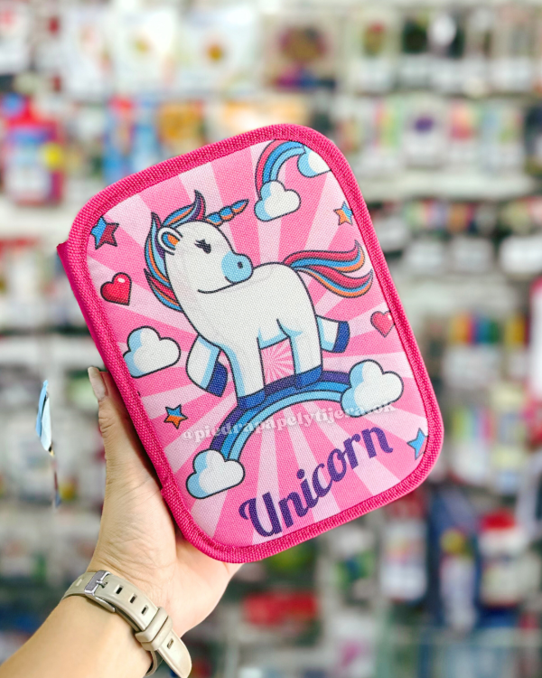 Producto - Cartuchera 2 pisos unicornio OFERTA