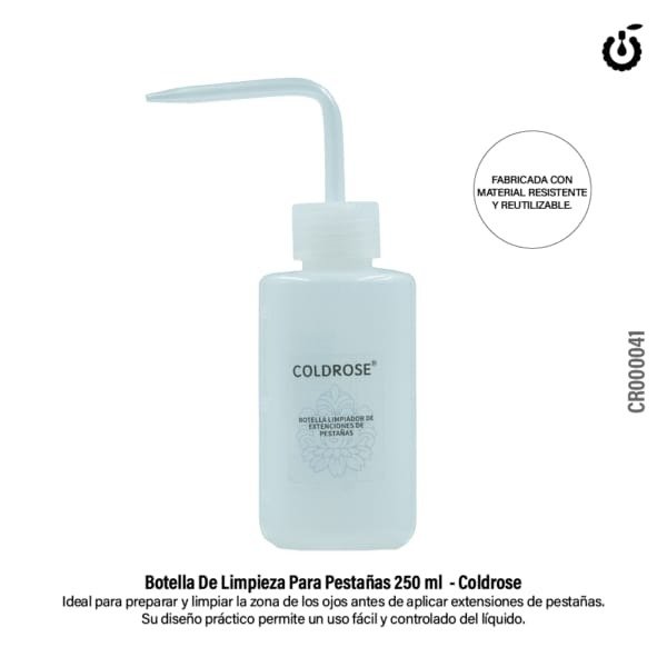 Producto - BOTELLA PIPETA CON PICO CURVO 250ML COLDROSE