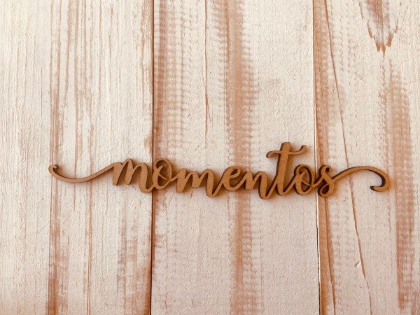Producto - Palabra momentos con arabescos