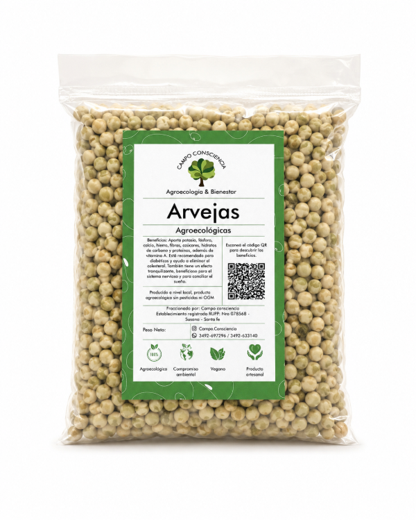 Producto - Arvejas Agroecológicas Semillas Naturales - NO OMG