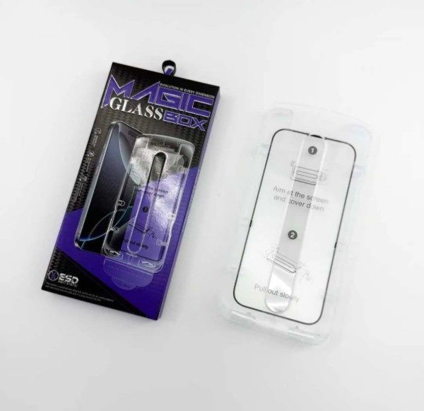 Producto - Vidrio Templado Anti Espia HD Con Kit Para Iphone
