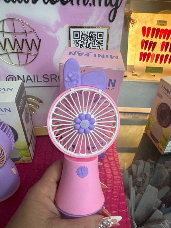 Producto - Ventilador para pestañas con flor 2 velocidades