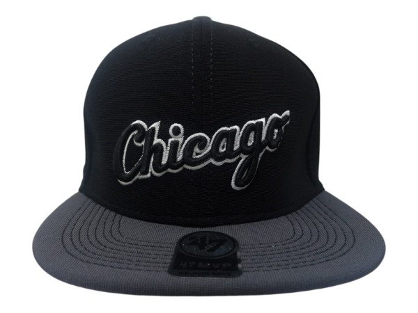 Producto - CERRADA Atrás, visera PLANA, INFANTIL, FLEX, CHICAGO WHITE SOX  NEGRO