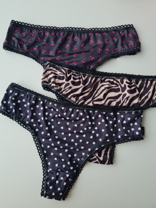 Producto - Pack x3 culotte less de microfibra - 10603