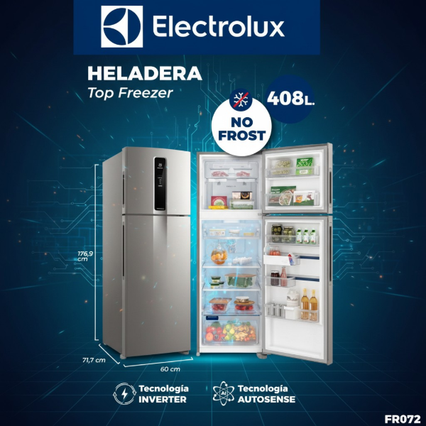 Producto - HELADERA ELECTROLUX   INVERTER 408LTS NO FROST IF43S