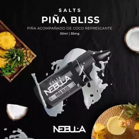 Producto - Nebula salt piña bliss coco chill 35 mg piña coco hielo