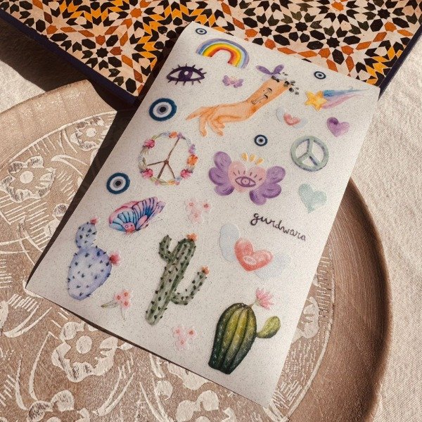 Producto - Plancha de Stickers Magic Frosted