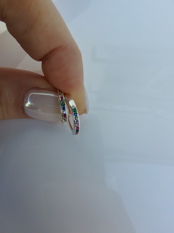 Producto - Aros Slim Rainbow 15 mm - 3