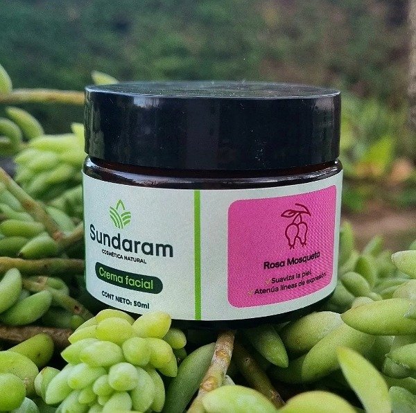 Producto - Crema facial con Rosa Mosqueta, Urucum y Coenzima Q10 - 50ml