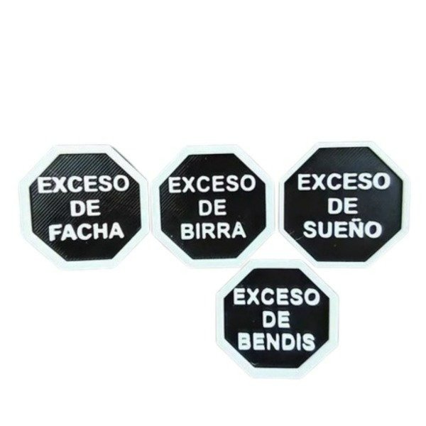 Producto - Mini Carteles "Exceso de..."