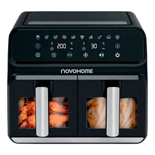 Producto - Freidora de aire Novohome 8L doble Canasto