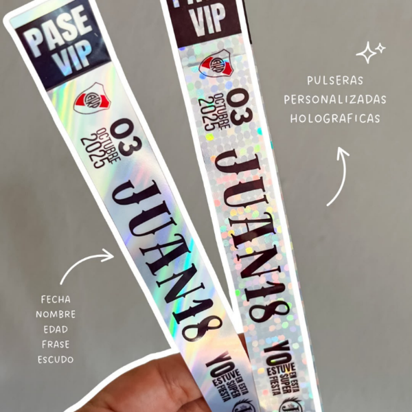 Producto - PULSERAS PERSONALIZADAS-  HOLOGRAFICAS