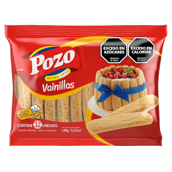 Producto - VAINILLAS POZO 28u x 148grs