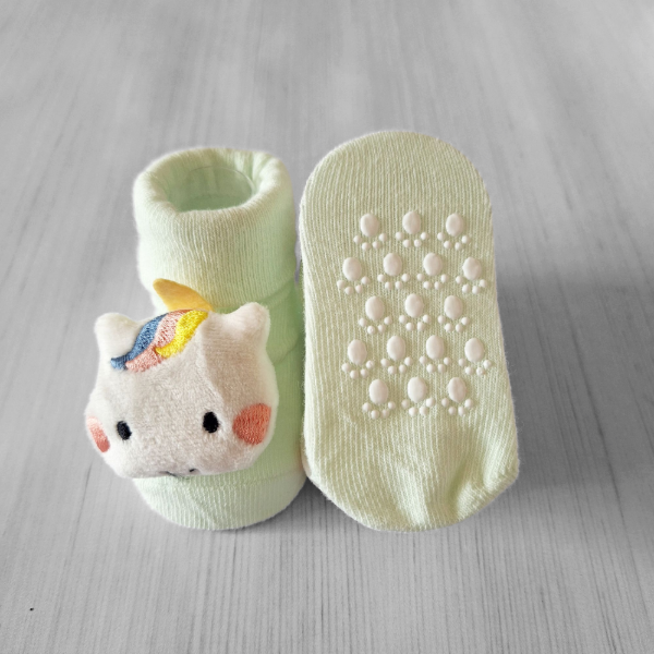 Producto - Media Antideslizante Unicornio Aqua