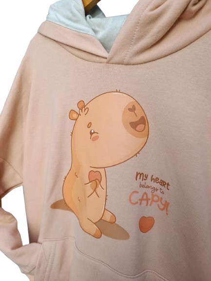 Producto - Maxibuzo con capucha forrada Capibara