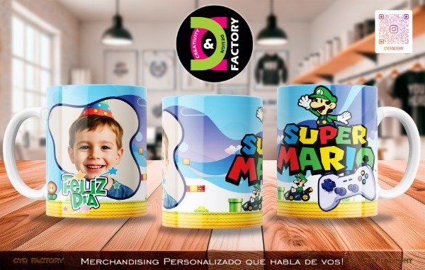 Producto - Taza Super Mario Bros - TZ-RT-BL-11OZ-402-MV-ANM-SMB