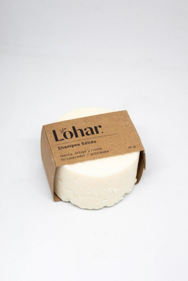 Producto - SHAMPOO SÓLIDO FORTALECEDOR ANTICASPA MENTA, ORTIGA Y RICINO