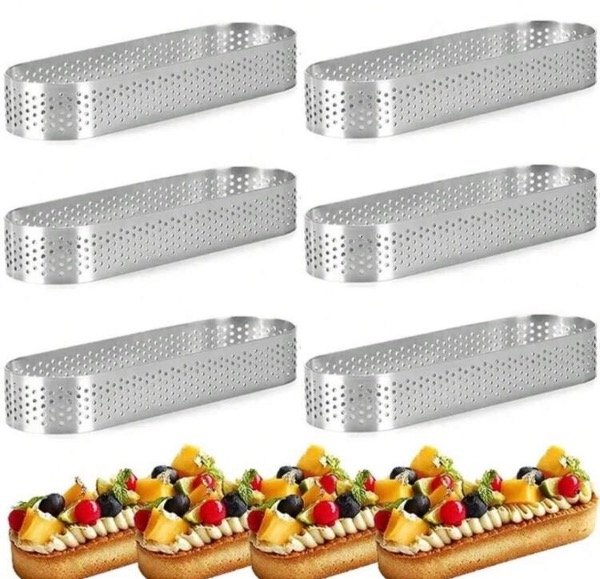 Producto - Cintura Oval Microperforado Tartas 13 cm Set x 6