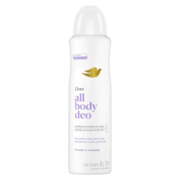 Producto - Desodorante en Aerosol Dove All Body Lavender y Camomile
