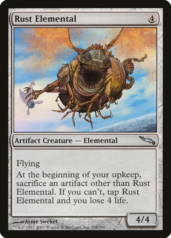 Producto - Rust Elemental  Mirrodin